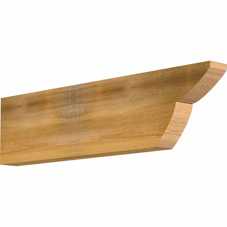 Ekena Millwork Crestline Rough Sawn Rafter Tail, Western Red Cedar, 4"W x 12"H x 48"L RFT04X12X48CRE00RWR